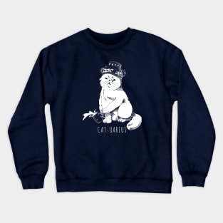 Cat-uarius Dark Crewneck Sweatshirt